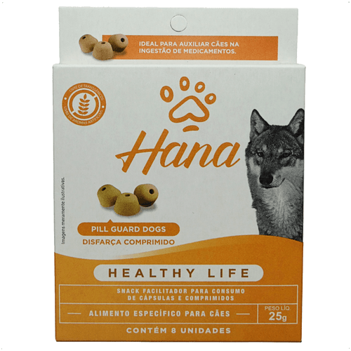 SNACK HANA HEALTHY LIFE PILL GUARD DISFARÇA COMPRIMIDOS 25G PARA CÃES SNACK HANA HEALTHY LIFE PILL GUARD DISFARÇA COMPRIMIDOS 25G PARA CÃES